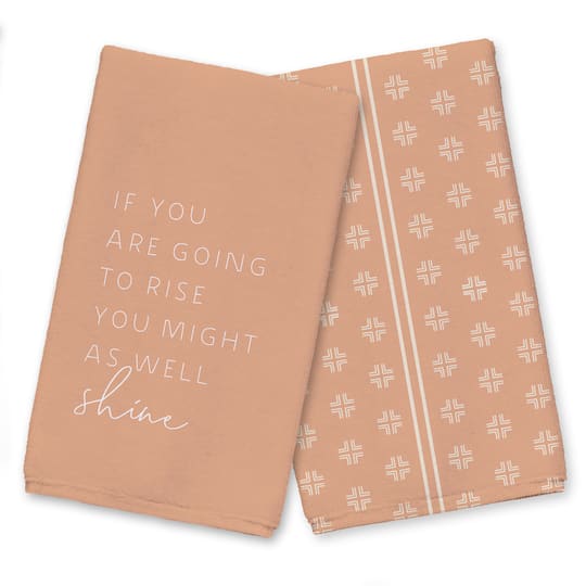 Might As Well Shine Tea Towel Set